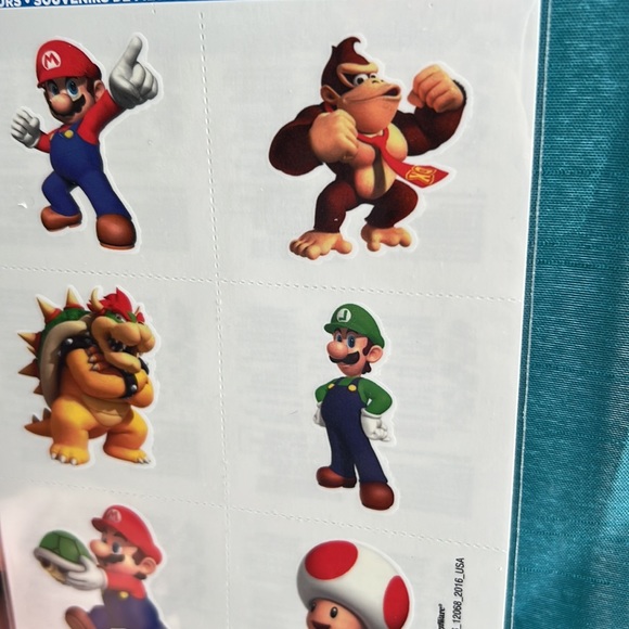 8 pcs Super Mario Temporary Tattoos - Picture 5 of 9